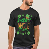 Luckiest Uncle Ever Four Leaf C 1 Tシャツ (正面)