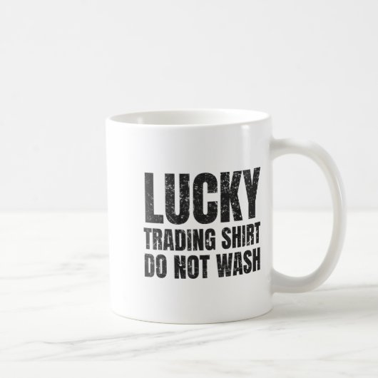 Lucking Trading Shirt Funny Stock Market Traders G コーヒーマグカップ (右)