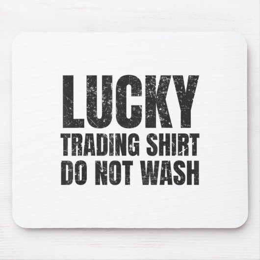 Lucking Trading Shirt Funny Stock Market Traders G マウスパッド (正面)