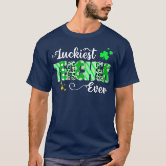 LuckkiestのエイカーエバーシャームロックエイジャーSt patricksD Tシャツ