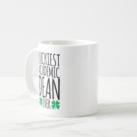 Luckkiestアカデミック・ディーン・エバー コーヒーマグカップ (正面左)