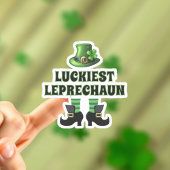 Luckkiest Leprechaun St. Patrick's Day シール