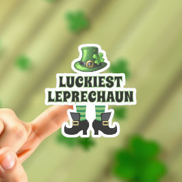 Luckkiest Leprechaun St. Patrick's Day シール