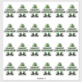 Luckkiest Leprechaun St. Patrick's Day シール (シート)