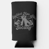 Luckkiest Man Alive Society スリム缶クーラー (正面)