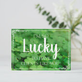 LuckyにYour Cardのようなクライアントを持つ サンキューカード (スタンド正面)