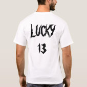 lucky13、DARKSIDERACING Tシャツ (裏面)