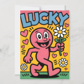 Lucky. マグネット招待状 (正面)