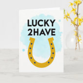 Lucky 2 Have You Greeting Card カード (黄色い花)