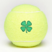 Lucky 4 Leaf Irish Clover Penn tennis balls テニスボール (正面)