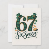 Lucky 67 St Patrick’s Day Kids Card シーズンカード (正面)