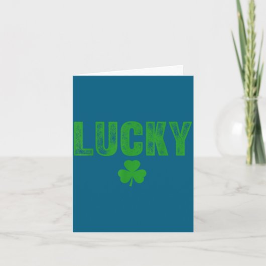 Lucky And Lucky Forer St Patricks Day  カード (正面)
