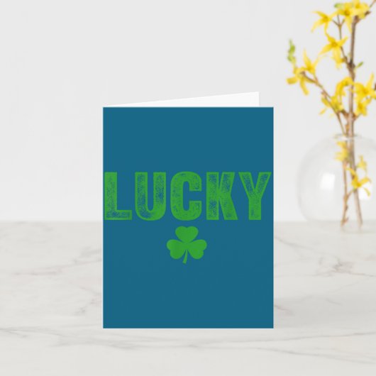 Lucky And Lucky Forer St Patricks Day  カード (黄色い花)