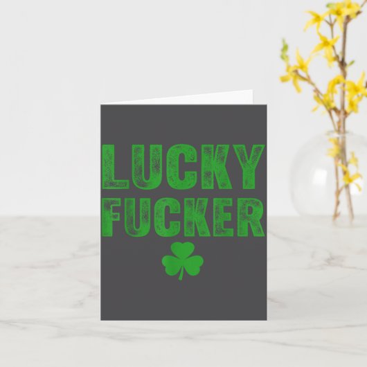 Lucky And Lucky Forer St Patricks Day  カード (黄色い花)
