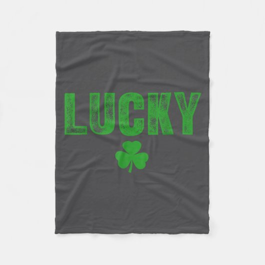 Lucky And Lucky Forer St Patricks Day  フリースブランケット (正面)