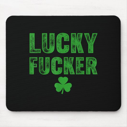 Lucky And Lucky Forer St Patricks Day  マウスパッド (正面)