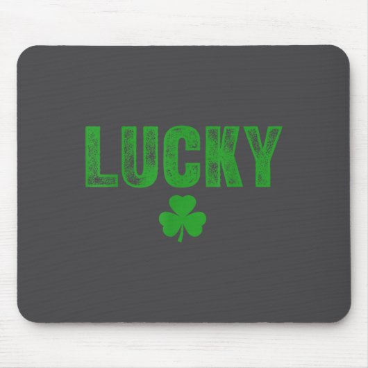 Lucky And Lucky Forer St Patricks Day  マウスパッド (正面)