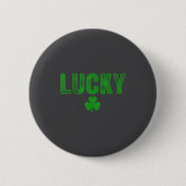 Lucky And Lucky Forer St Patricks Day  缶バッジ (正面)