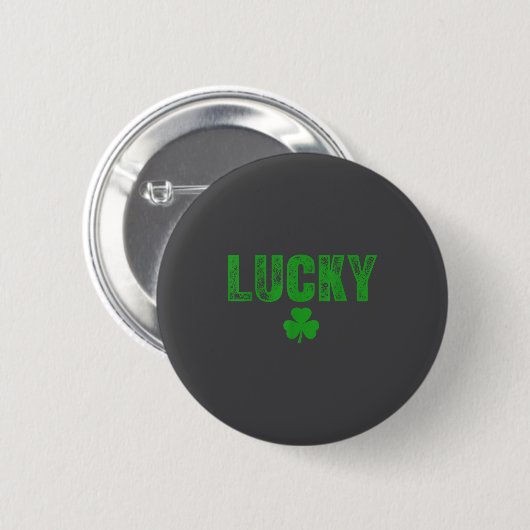 Lucky And Lucky Forer St Patricks Day  缶バッジ (正面&裏面)