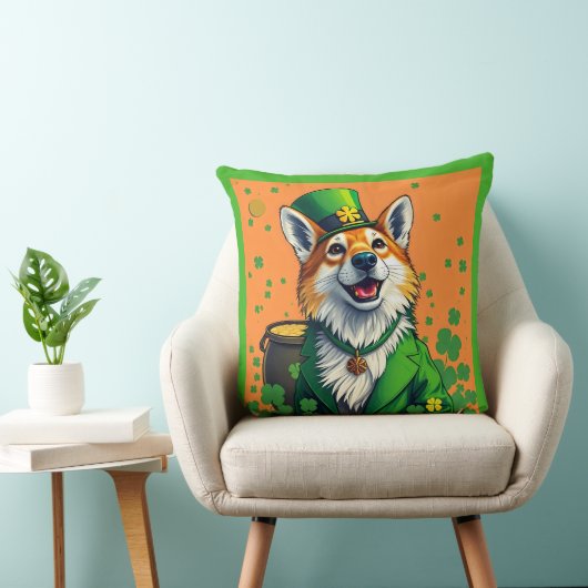 Lucky Animals in Disguise - St. Patrick’s Day Fun クッション (椅子)