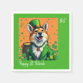 Lucky Animals in Disguise - St. Patrick’s Day Fun スタンダードカクテルナプキン