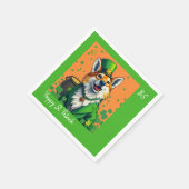 Lucky Animals in Disguise - St. Patrick’s Day Fun スタンダードカクテルナプキン (角)