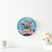 Lucky Axolotl ラウンド壁時計 (ホーム)