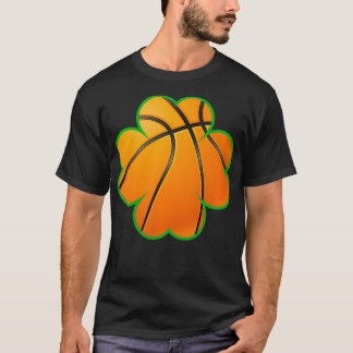 Lucky basketball clover, St Patrick's and college  Tシャツ
