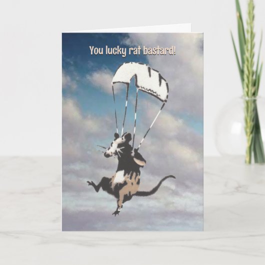 Lucky Bastard Retirement Card カード (正面)