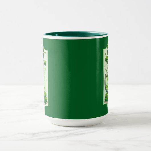 Lucky Beer St Patrick’s Day Shirt – caneca マグカップ (中央)