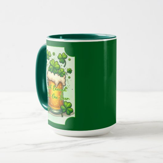 Lucky Beer St Patrick’s Day Shirt – caneca マグカップ (正面左)