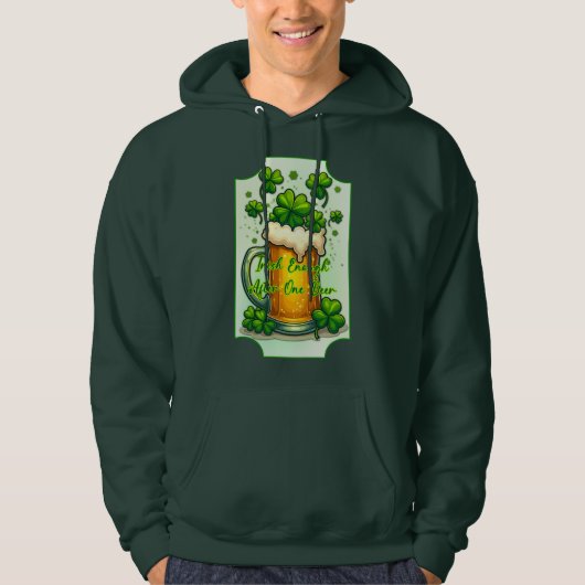 Lucky Beer St Patrick’s Day Shirt –  Moletons パーカ (正面)