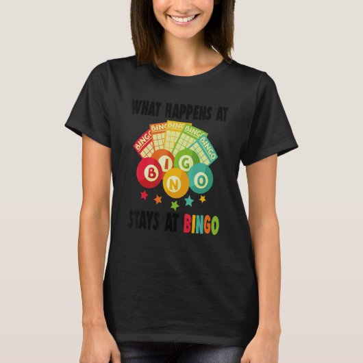 Lucky Bingo Charms   Women Men Lucky Bingo   Tシャツ (正面)