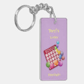 Lucky BINGO Keychain *パーソナライズ* キーホルダー (正面左)