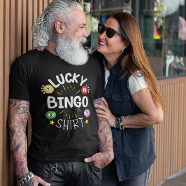 Lucky Bingo Shirt Funny Bingo Lovers Tシャツ