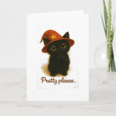 Lucky Black Cat Emi – Pretty Please Witch Hat カード (正面)
