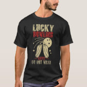 Lucky bowling   do not wash Bowler Player Ten Pins Tシャツ (正面)