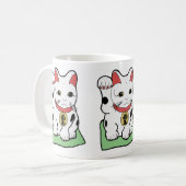 Lucky Cat コーヒーマグカップ (正面左)