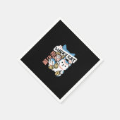 Lucky Cat Art – Maneki Neko with Gold Coin スタンダードカクテルナプキン (角)