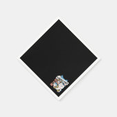 Lucky Cat Art – Maneki Neko with Gold Coin スタンダードカクテルナプキン (角)