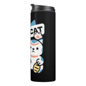 Lucky Cat Art – Maneki Neko with Gold Coin タンブラー (回転右)
