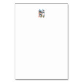 Lucky Cat Art – Maneki Neko with Gold Coin テーブルナンバー (裏面)