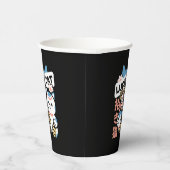 Lucky Cat Art – Maneki Neko with Gold Coin 紙コップ (右)