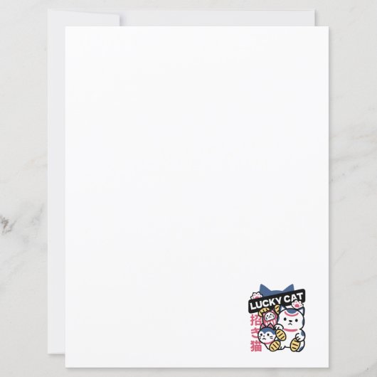 Lucky Cat Maneki Neko – Japanese Fortune Cat  (正面)