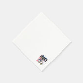 Lucky Cat Maneki Neko – Japanese Fortune Cat スタンダードカクテルナプキン (角)