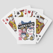 Lucky Cat Maneki Neko – Japanese Fortune Cat  トランプ (裏面)