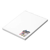 Lucky Cat Maneki Neko – Japanese Fortune Cat ノートパッド (回転)