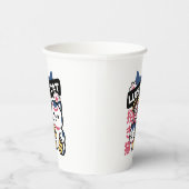 Lucky Cat Maneki Neko – Japanese Fortune Cat  紙コップ (右)