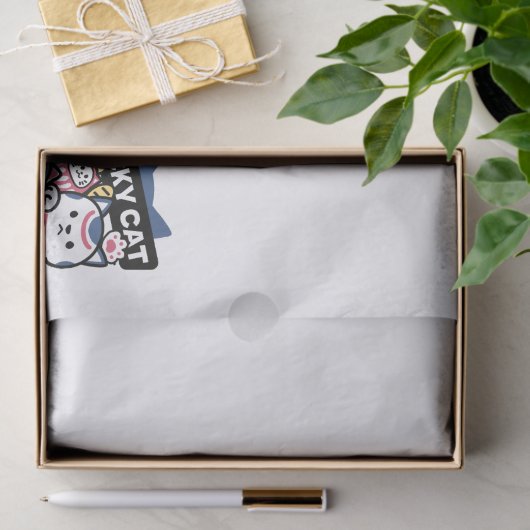 Lucky Cat Maneki Neko – Japanese Fortune Cat 薄葉紙 (ギフト)