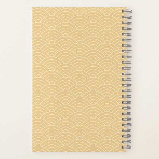 Lucky Cat Ramen Personalized ノートブック (裏面)